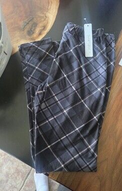 Sweetlegs Black Plaid Leggings
